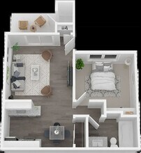 1x1 A1 134 floor plan